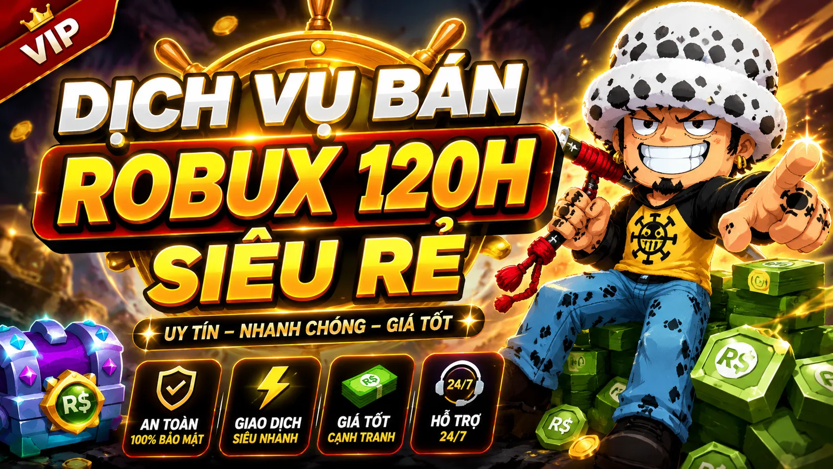 DỊCH VỤ BÁN ROBUX 120H